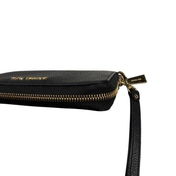 MICHAEL KORS Jet Set Pebbled Leather Continental Wristlet Wallet - Picture 6 of 8